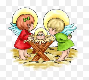 Baby Jesus In A Manger Images Free Download Clip Art - ClipartFlare