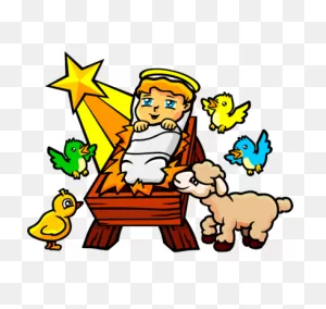 Image: Baby Jesus With Birds And Lamb | ClipartFlare ClipartFlare.com