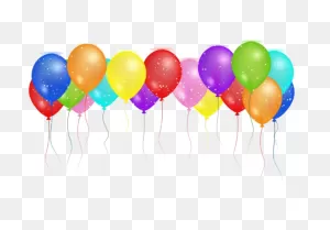 Balloon Clip Art - 50 Balloons Png Download - 600*418 - Free ClipartFlare.com 