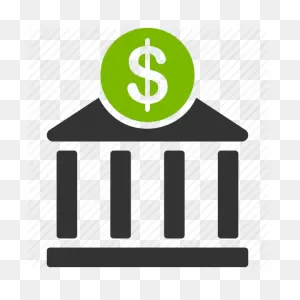 Bank Icon Clipart - Bank, Green, Text, Transparent Clip Art