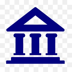 Navy Blue Bank 3 Icon - Free Navy Blue Bank Icons