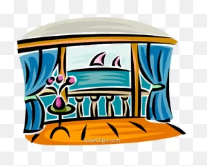 Ocean View From A Balcony Royalty Free Vector Clip Art ClipartFlare.com 