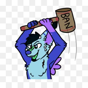 Ban Hammer! By Wolfieplier -- Fur Affinity [Dot] Net