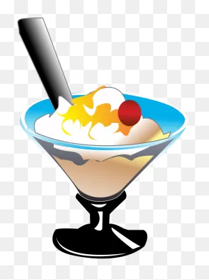Ice Cream Dessert Bar Donuts Banana Split - Dessert Clip Art - Png ClipartFlare.com 