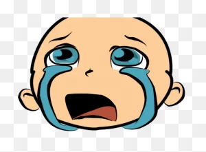 Crying Face Clipart - Crying Baby Face Cartoon - Png Download ClipartFlare.com 