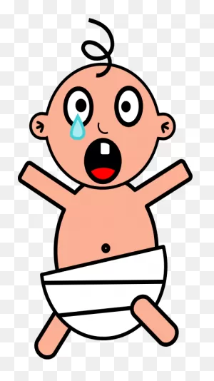 Free Clipart: Baby Crying | Qubodup