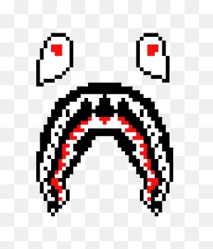 Bape Shark | Pixel Art Maker