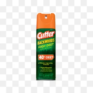 Cutter Backwoods High Deet Insect Repellent 7.5 Ounces, Aerosol With 40%  Deet