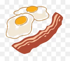 574 Bacon & Eggs | Bacon, Chicken Bacon Pasta, Bacon Egg