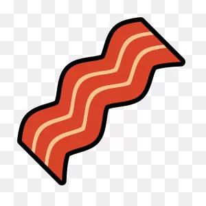 Bacon Clip Art Vector Graphics Openclipart Montreal-Style Smoked ClipartFlare.com 