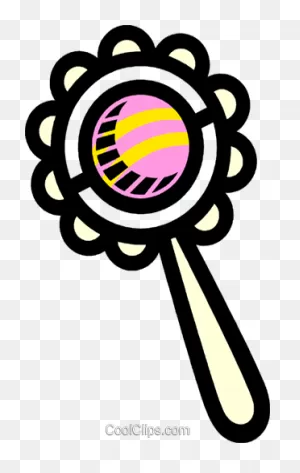Baby Rattle Royalty Free Vector Clip Art Illustration -Vc038645 ClipartFlare.com 