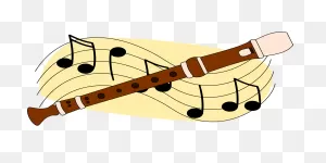Flute Musical Instrument - Free Vector Graphic On ClipartFlare