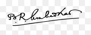 Babasaheb Ambedkar Signature - B. R. Ambedkar Clipart - Full Size ClipartFlare.com 