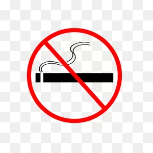 Vector Clip Art Of Banned Cigarettes Label | Free PNG-WebP
