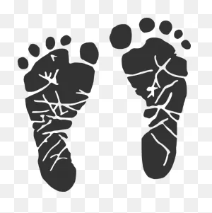 Baby Footprint - Free Vector Graphic On ClipartFlare