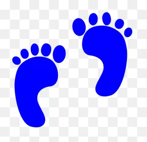 Blue Baby Footprints Clip Art At ClipartFlare ClipartFlare.com - Vector Clip Art ClipartFlare.com 