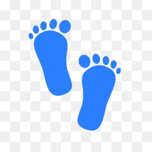 Baby Boy Footprints | Free PNG-WebP