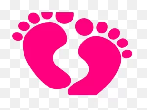 Footprint Clipart Pink - Baby Feet Clip Art Png Transparent Png ClipartFlare.com 