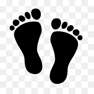 Footprints Baby Girl Or Baby Boy Family Sticker