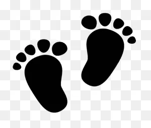 Footprint Infant Clip Art - Baby Footprint Clipart (626X626 ClipartFlare.com 