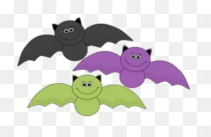 Colorful Halloween Bats | Halloween Cartoons, Halloween Clipart ClipartFlare.com 