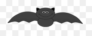 Cute Halloween Bat Clip Art - Cute Halloween Bat Image