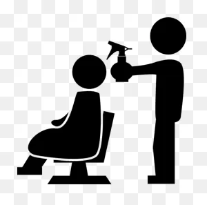 Barber Black And White Text Silhouette Clipart - Barber Clipart ClipartFlare.com 