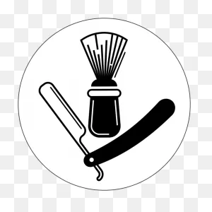 Barber Clip Black And White PNG-WebP Library Stock - Straight Razor And ClipartFlare.com 