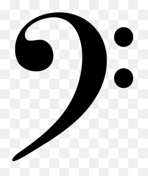 Bass Clef Music - Free Vector Graphic On ClipartFlare