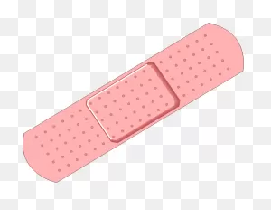 Transparent Bandage Pink - Band Aid Transparent Clipart - Full ClipartFlare.com 