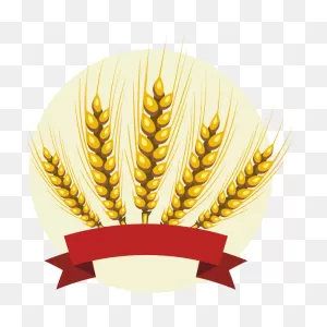 Barley With Red Banner | Free PNG-WebP