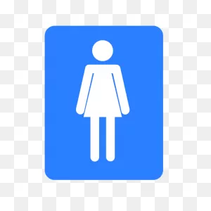 Ladies Bathroom Sign Vector Clip Art | Free PNG-WebP