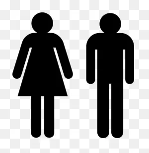Public Toilet Bathroom Woman Female - Male And Female Toilet Signs ClipartFlare.com 