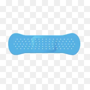 Blue Band Aid Bandage Sticker