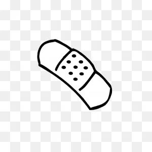 Download Bandaid Band Aid Coloring Page Image Clipart Png ClipartFlare.com 
