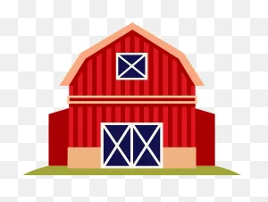 Barn Clipart Hand Drawn - Barn Outline - Png Download - Full Size ClipartFlare.com 