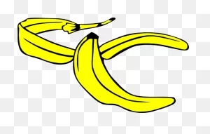 Banana Peel Clip Art (115141) Free PNG-WebP Download / 4 Vector