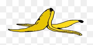 Transparent Background Banana Peel Clipart - Png Download - Full ClipartFlare.com 