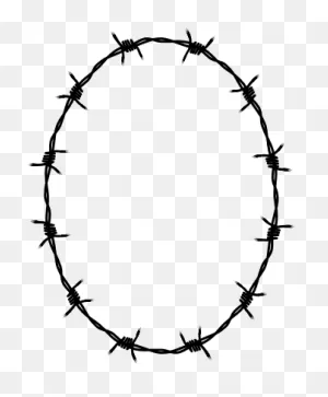 Barbed Wire Frame 2 - ClipartFlare