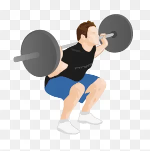 Barbell Squat Exercise Guide, Hints &amp; Tips - Weight Training ClipartFlare.com 