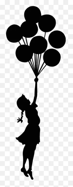 Banksy Girl With Balloons Fleece Blanket For Sale By Banksy