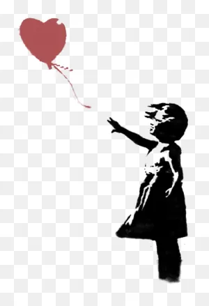 Banksy Balloon Girl Png Transparent Png - Free Download On ClipartFlare ClipartFlare.com