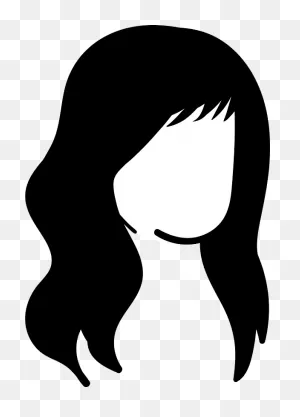 Long Bangs Hair Style Clipart. Free Download Transparent .png ClipartFlare.com 
