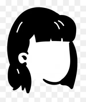 Medium Bangs Hair Style Clipart. Free Download Transparent .png ClipartFlare.com 