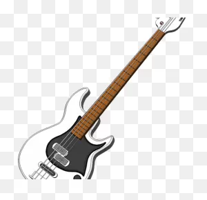 Bass Guitar Clipart Musical Instrument - Png Download - Full Size ClipartFlare.com 