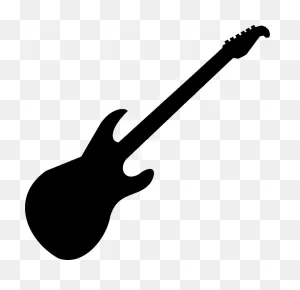 Electric Guitar Bass Guitar Silhouette - Electric Guitar Png ClipartFlare.com 