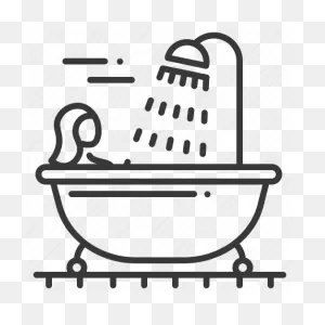 Bath, Bathing, Female, Shower Icon - Download On Iconfinder