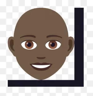 Bald Joypixels Sticker - Bald Joypixels Shaved Head - Discover ClipartFlare.com 