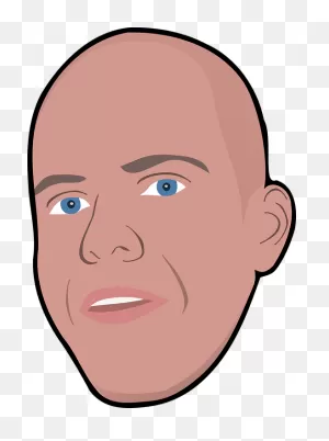Face Head Bald - Free Vector Graphic On ClipartFlare