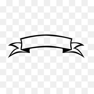 Ribbon Black And White Banner Clip Art - Ribbon Banner Png ClipartFlare.com 